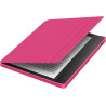 Giopuey coque compatible avec kobo libra colour/kobo libra 2, étui en cuir, étui à rabat [coque arrière transparente pc tpu] tex