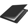 Giopuey coque compatible avec kobo libra colour/kobo libra 2, étui en cuir, étui à rabat [coque arrière transparente pc tpu] tex
