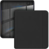 Giopuey coque compatible avec kobo libra colour/kobo libra 2, étui en cuir, étui à rabat [coque arrière transparente pc tpu] tex