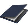 Giopuey coque compatible avec kobo libra colour/kobo libra 2, étui en cuir, étui à rabat [coque arrière transparente pc tpu] tex
