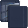 Giopuey coque compatible avec kobo libra colour/kobo libra 2, étui en cuir, étui à rabat [coque arrière transparente pc tpu] tex