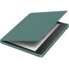 Giopuey coque compatible avec kobo libra colour/kobo libra 2, étui en cuir, étui à rabat [coque arrière transparente pc tpu] tex