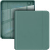 Giopuey coque compatible avec kobo libra colour/kobo libra 2, étui en cuir, étui à rabat [coque arrière transparente pc tpu] tex