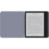 Giopuey coque compatible avec kobo libra colour/kobo libra 2, étui en cuir, étui à rabat [coque arrière transparente pc tpu] tex