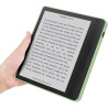 Giopuey coque compatible avec kobo libra colour/kobo libra 2, étui en cuir, étui à rabat [coque arrière transparente pc tpu] tex