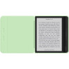 Giopuey coque compatible avec kobo libra colour/kobo libra 2, étui en cuir, étui à rabat [coque arrière transparente pc tpu] tex