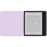 Giopuey coque compatible avec kobo libra colour/kobo libra 2, étui en cuir, étui à rabat [coque arrière transparente pc tpu] tex
