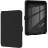 Giopuey coque compatible avec kobo clara colour/clara bw/clara 2e, étui en cuir, étui à rabat [coque arrière transparente pc tpu