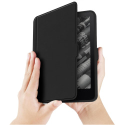 Giopuey coque compatible avec kobo clara colour/clara bw/clara 2e, étui en cuir, étui à rabat [coque arrière transparente pc tpu