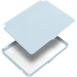 Giopuey coque compatible avec kobo clara colour/clara bw/clara 2e, étui en cuir, étui à rabat [coque arrière transparente pc tpu