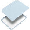 Giopuey coque compatible avec kobo clara colour/clara bw/clara 2e, étui en cuir, étui à rabat [coque arrière transparente pc tpu