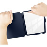Giopuey coque compatible avec kobo clara colour/clara bw/clara 2e, étui en cuir, étui à rabat [coque arrière transparente pc tpu