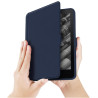 Giopuey coque compatible avec kobo clara colour/clara bw/clara 2e, étui en cuir, étui à rabat [coque arrière transparente pc tpu