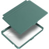 Giopuey coque compatible avec kobo clara colour/clara bw/clara 2e, étui en cuir, étui à rabat [coque arrière transparente pc tpu