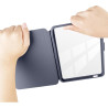 Giopuey coque compatible avec kobo clara colour/clara bw/clara 2e, étui en cuir, étui à rabat [coque arrière transparente pc tpu