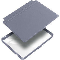 Giopuey coque compatible avec kobo clara colour/clara bw/clara 2e, étui en cuir, étui à rabat [coque arrière transparente pc tpu