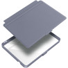 Giopuey coque compatible avec kobo clara colour/clara bw/clara 2e, étui en cuir, étui à rabat [coque arrière transparente pc tpu