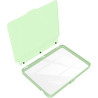 Giopuey coque compatible avec kobo clara colour/clara bw/clara 2e, étui en cuir, étui à rabat [coque arrière transparente pc tpu