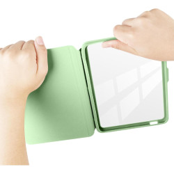 Giopuey coque compatible avec kobo clara colour/clara bw/clara 2e, étui en cuir, étui à rabat [coque arrière transparente pc tpu
