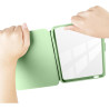 Giopuey coque compatible avec kobo clara colour/clara bw/clara 2e, étui en cuir, étui à rabat [coque arrière transparente pc tpu