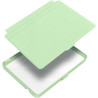 Giopuey coque compatible avec kobo clara colour/clara bw/clara 2e, étui en cuir, étui à rabat [coque arrière transparente pc tpu