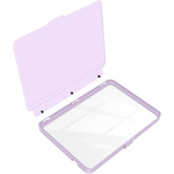 Giopuey coque compatible avec kobo clara colour/clara bw/clara 2e, étui en cuir, étui à rabat [coque arrière transparente pc tpu