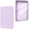 Giopuey coque compatible avec kobo clara colour/clara bw/clara 2e, étui en cuir, étui à rabat [coque arrière transparente pc tpu