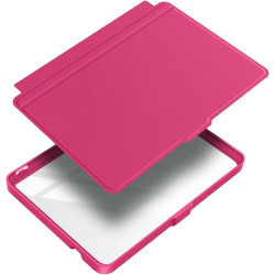 Giopuey coque compatible avec kobo clara colour/clara bw/clara 2e, étui en cuir, étui à rabat [coque arrière transparente pc tpu