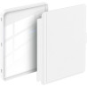 Giopuey coque compatible avec kobo clara colour/clara bw/clara 2e, étui en cuir, étui à rabat [coque arrière transparente pc tpu