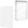 Giopuey coque compatible avec kobo clara colour/clara bw/clara 2e, étui en cuir, étui à rabat [coque arrière transparente pc tpu