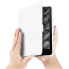 Giopuey coque compatible avec kobo clara colour/clara bw/clara 2e, étui en cuir, étui à rabat [coque arrière transparente pc tpu
