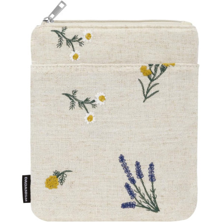 Dadanism 6-7 pouces étui housse sac brodée pour 7" nouveau kindle paperblanc et kindle colorsoft signature edition, 6" k-indle 1