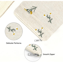 Dadanism 6-7 pouces étui housse sac brodée pour 7" nouveau kindle paperblanc et kindle colorsoft signature edition, 6" k-indle 1