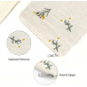 Dadanism 6-7 pouces étui housse sac brodée pour 7" nouveau kindle paperblanc et kindle colorsoft signature edition, 6" k-indle 1