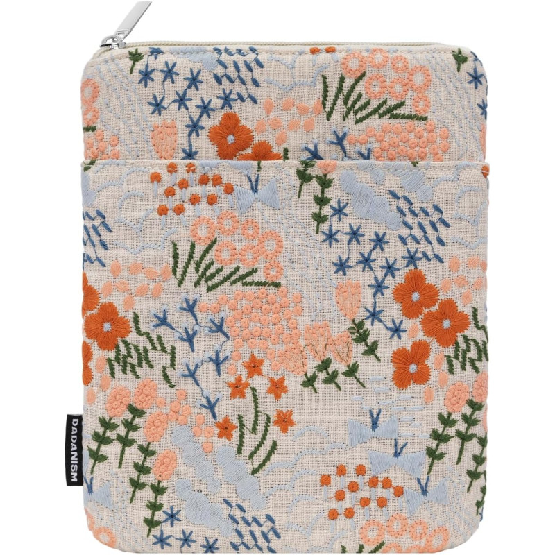 Dadanism 6-7 pouces étui housse sac brodée pour 7" nouveau kindle paperblanc et kindle colorsoft signature edition, 6" kindle 11