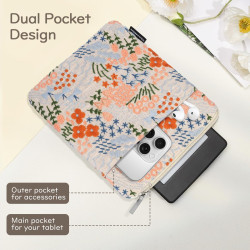 Dadanism 6-7 pouces étui housse sac brodée pour 7" nouveau kindle paperblanc et kindle colorsoft signature edition, 6" kindle 11