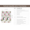 Dadanism 6-7 pouces étui housse sac brodée pour 7" nouveau kindle paperblanc et kindle colorsoft signature edition, 6" kindle 11