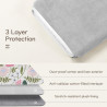 Dadanism 6-7 pouces étui housse sac brodée pour 7" nouveau kindle paperblanc et kindle colorsoft signature edition, 6" kindle 11