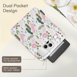 Dadanism 6-7 pouces étui housse sac brodée pour 7" nouveau kindle paperblanc et kindle colorsoft signature edition, 6" kindle 11