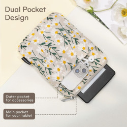 Dadanism 6-7 pouces étui housse sac brodée pour 7" nouveau kindle paperblanc et kindle colorsoft signature edition, 6" kindle 11