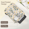 Dadanism 6-7 pouces étui housse sac brodée pour 7" nouveau kindle paperblanc et kindle colorsoft signature edition, 6" kindle 11