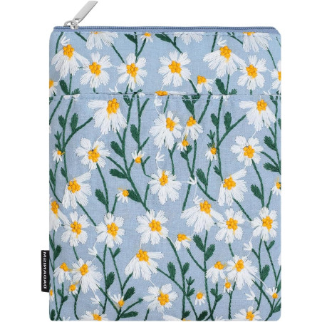 Dadanism 6-7 pouces étui housse sac brodée pour 7" nouveau kindle paperblanc et kindle colorsoft signature edition, 6" kindle 11