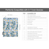Dadanism 6-7 pouces étui housse sac brodée pour 7" nouveau kindle paperblanc et kindle colorsoft signature edition, 6" kindle 11