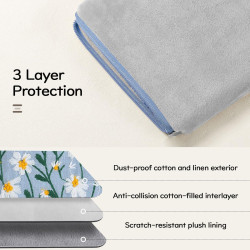 Dadanism 6-7 pouces étui housse sac brodée pour 7" nouveau kindle paperblanc et kindle colorsoft signature edition, 6" kindle 11