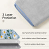 Dadanism 6-7 pouces étui housse sac brodée pour 7" nouveau kindle paperblanc et kindle colorsoft signature edition, 6" kindle 11