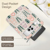 Dadanism 6-7 pouces étui housse sac brodée pour 7" nouveau kindle paperblanc et kindle colorsoft signature edition, 6" kindle 11