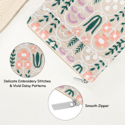 Dadanism 6-7 pouces étui housse sac brodée pour 7" nouveau kindle paperblanc et kindle colorsoft signature edition, 6" kindle 11