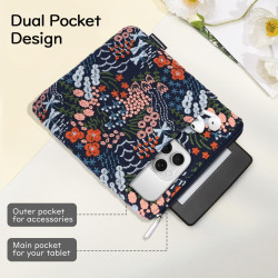 Dadanism 6-7 pouces étui housse sac brodée pour 7" nouveau kindle paperblanc et kindle colorsoft signature edition, 6" kindle 11