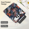 Dadanism 6-7 pouces étui housse sac brodée pour 7" nouveau kindle paperblanc et kindle colorsoft signature edition, 6" kindle 11