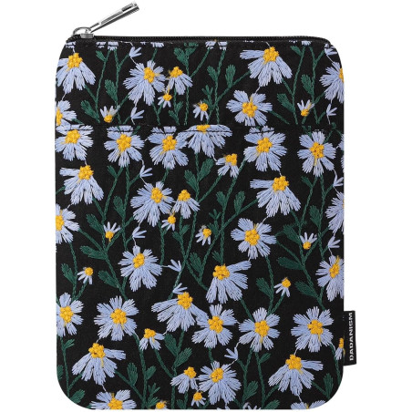 Dadanism 6-7 pouces étui housse sac brodée pour 7" nouveau kindle paperblanc et kindle colorsoft signature edition, 6" kindle 11